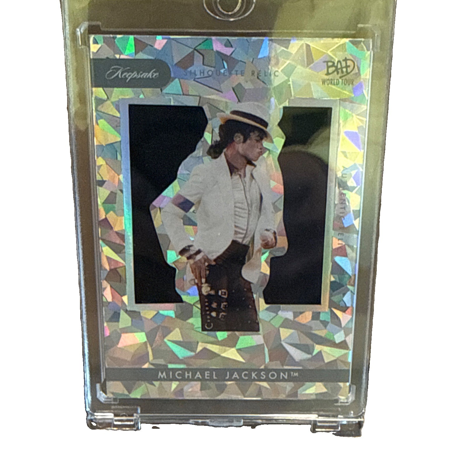 Michael Jackson Keepsake Bad World Tour Silhouette Relic Card #266 10/15