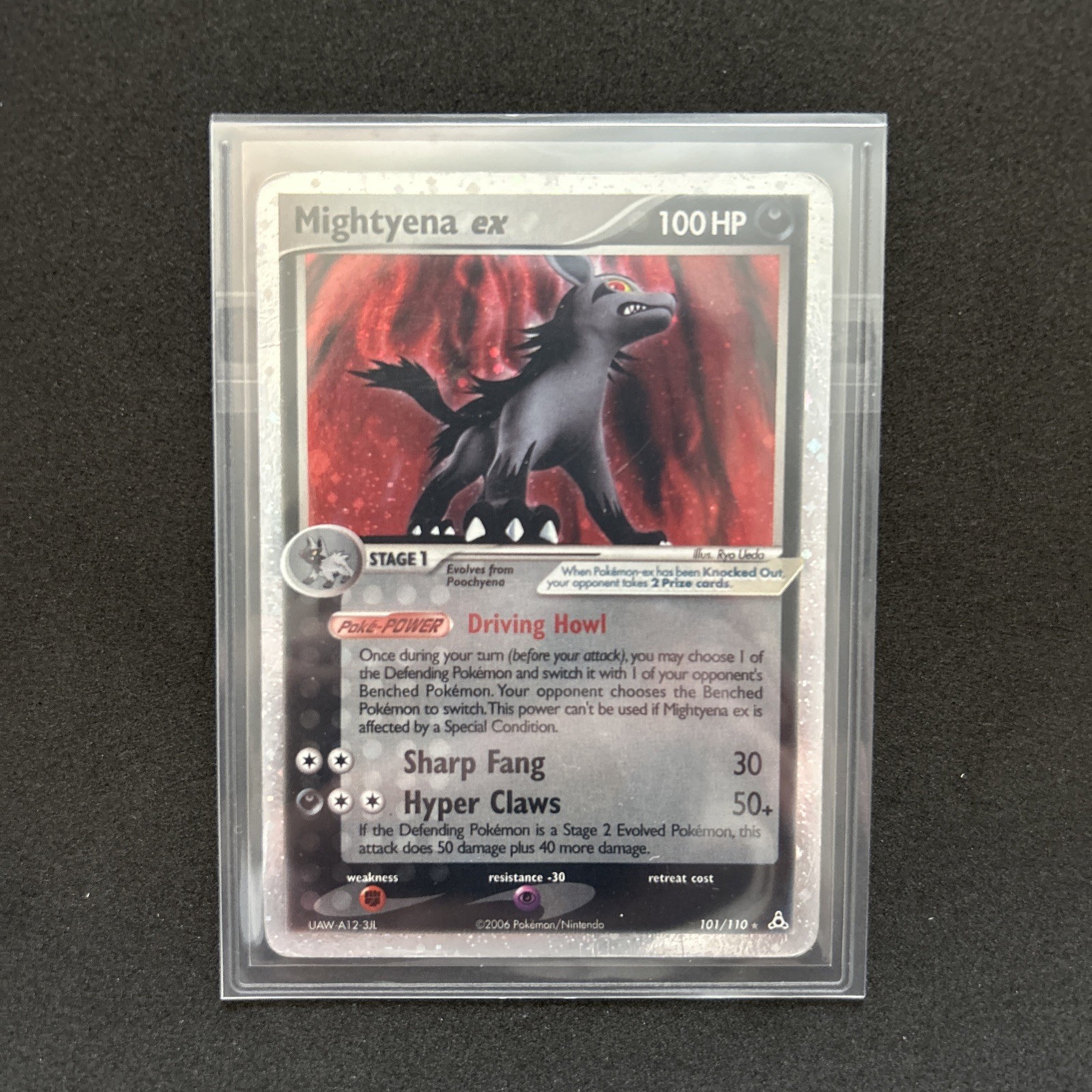 Mightyena ex 101/110 Pokemon TCG Ex Holon Phantoms Ultra Rare