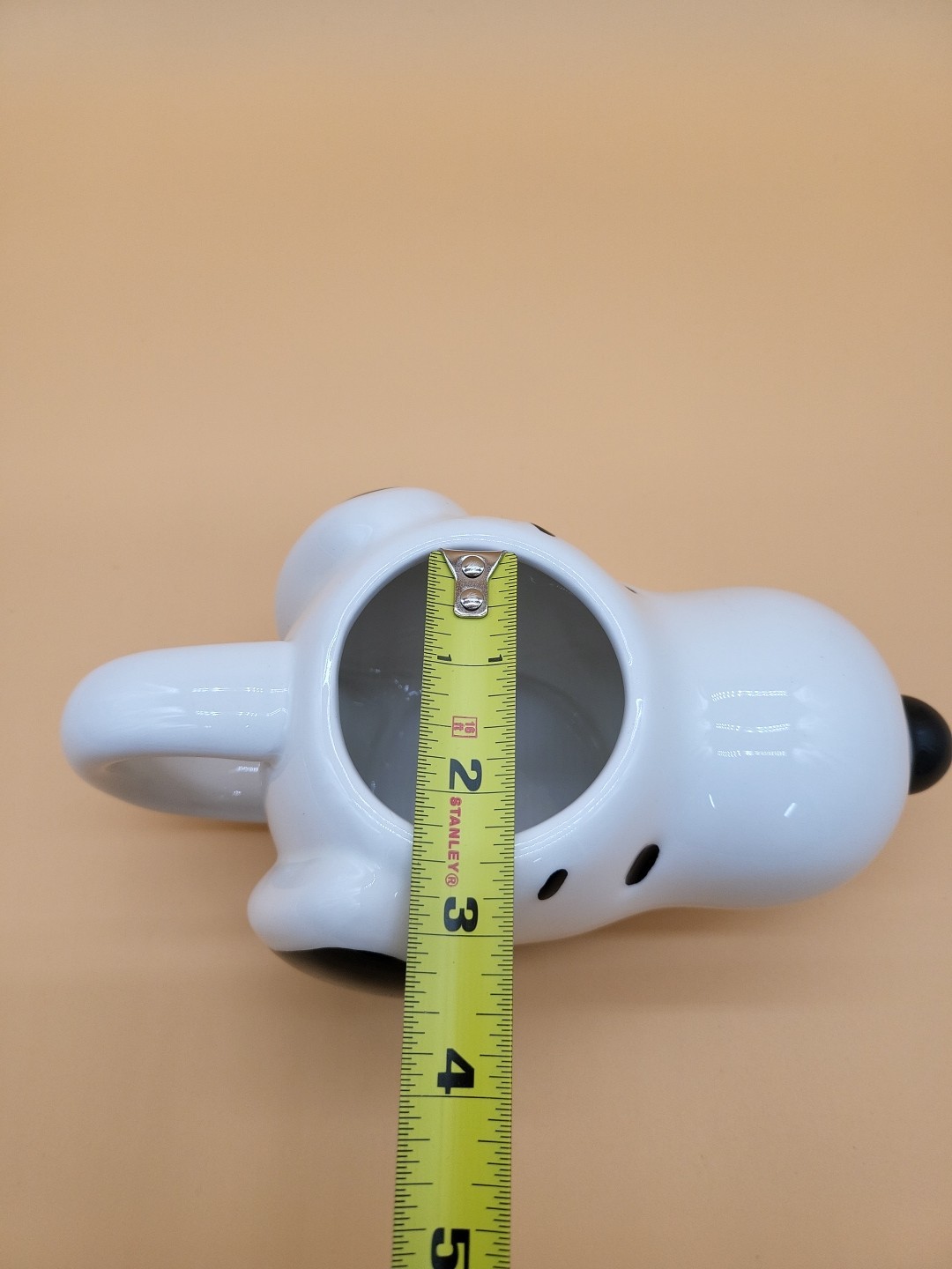 Peanuts New 2024 Silver Buffalo Snoopy Head Coffee Mug 20oz