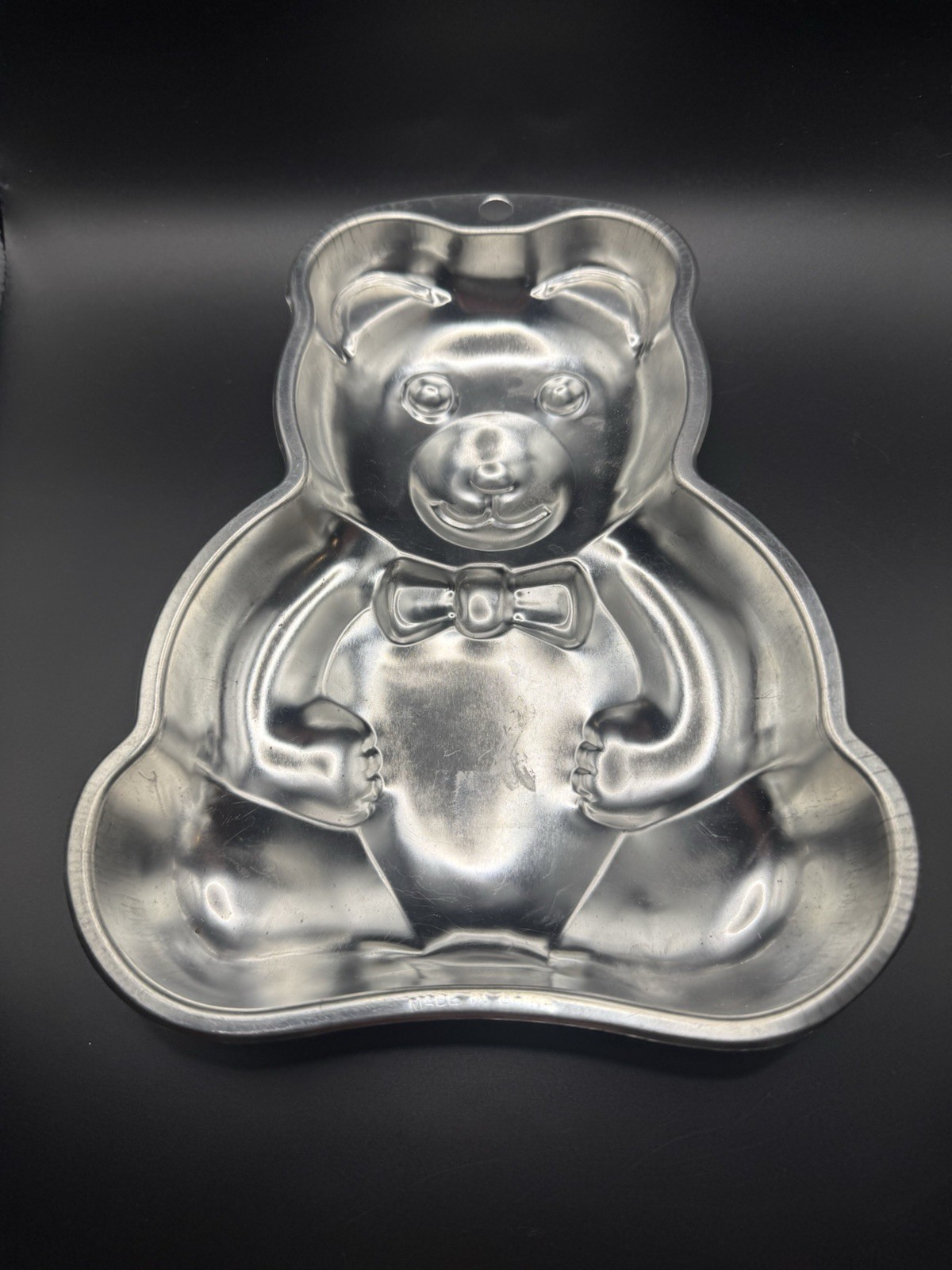 Cake Pan Jello Mold Teddy Bear Aluminum Small 9 Inches