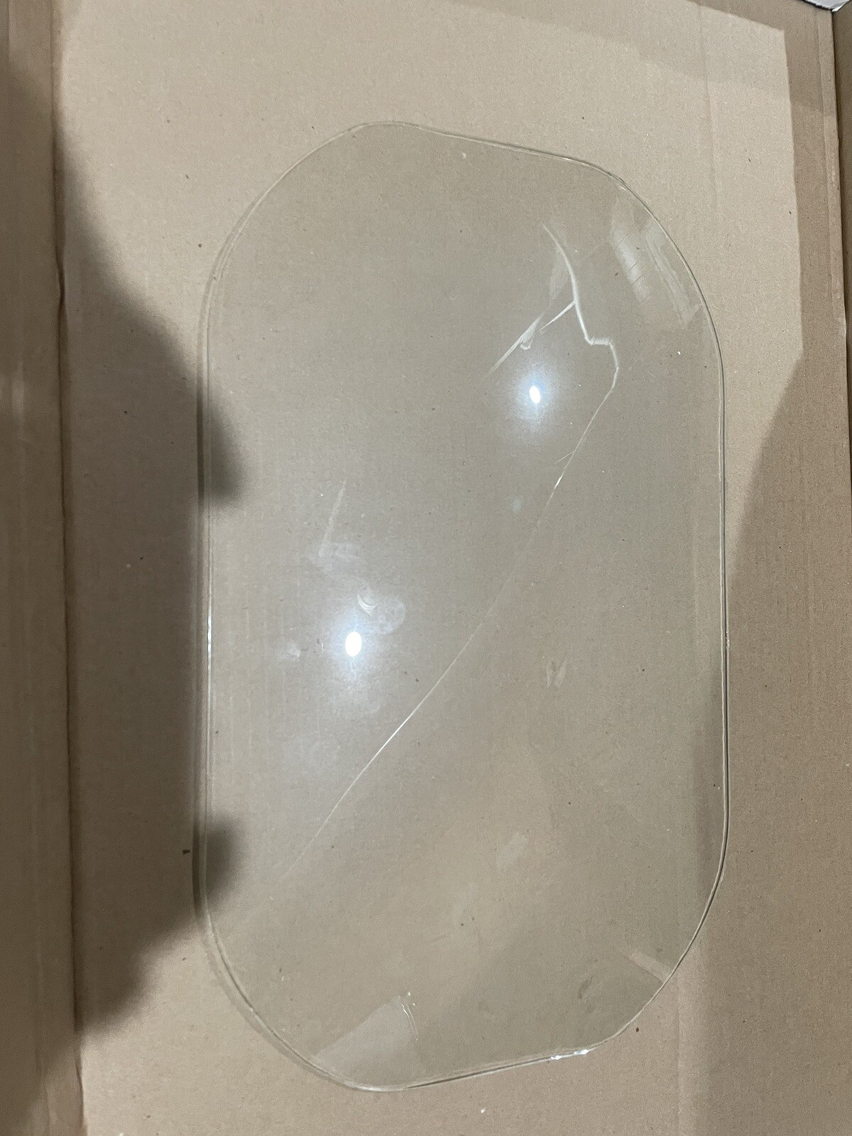 Antique Replacement Glass For Rectangle Oval Convex Bubble Glass Frames 16×10