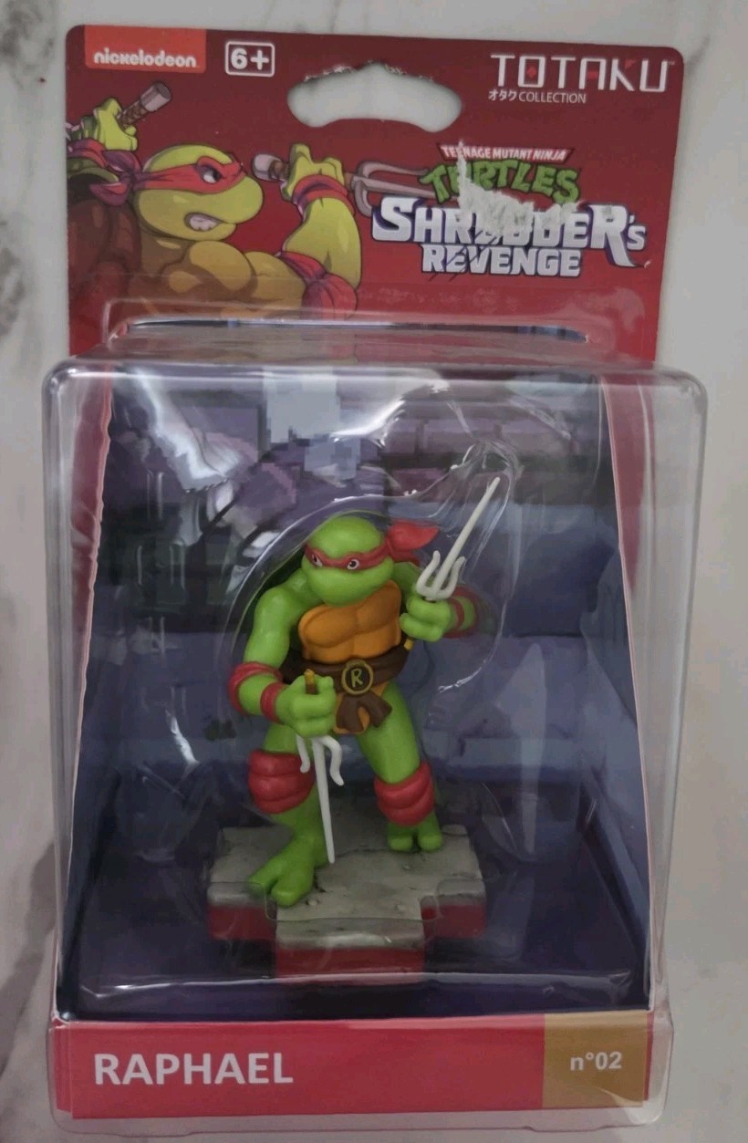 Totaku Collection Teenage Mutant Ninja Turtles Raphael Figure Nickelodeon NEW