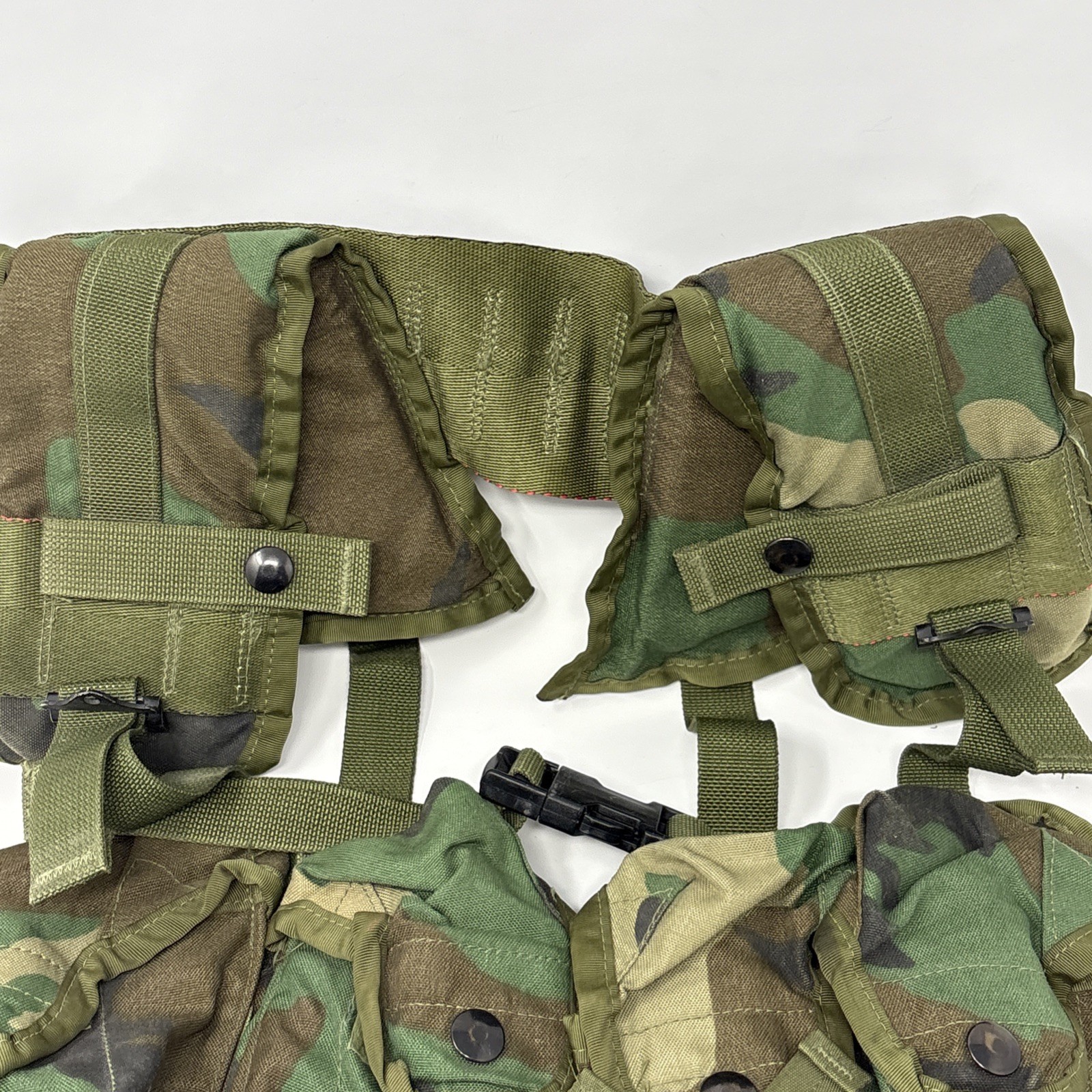 USGI Military Enhanced Tactical Load Bearing Vest Woodland 8415-01-296-8878