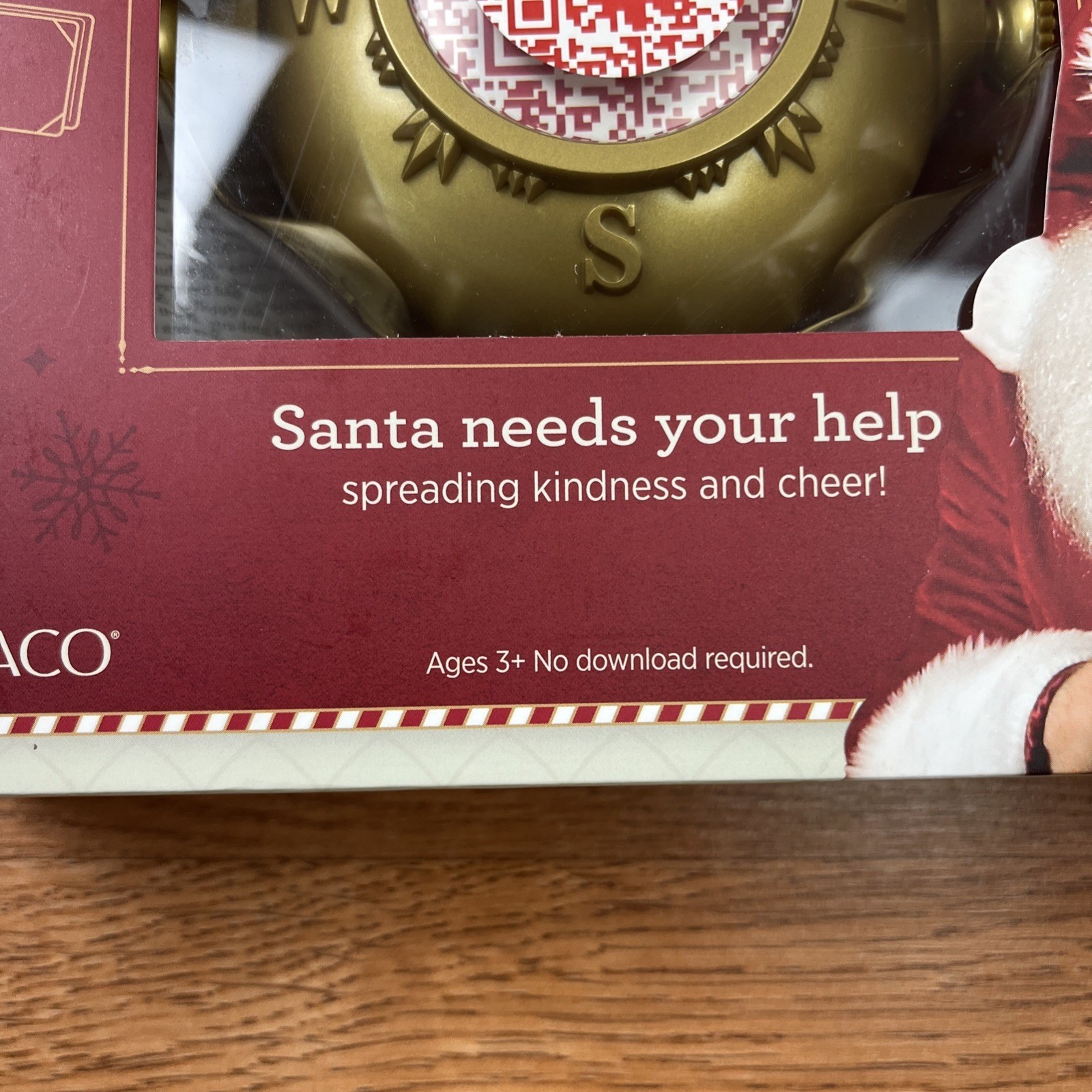 Demdaco Santa’s Kindness Interactive Christmas Ornament & Journal NEW