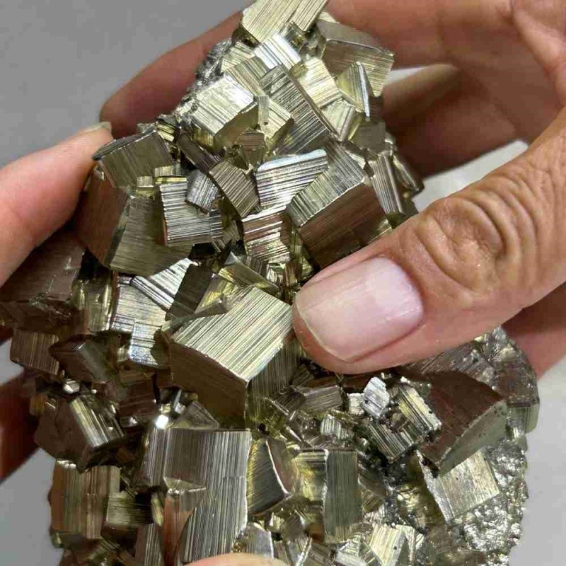 4.55LB Natural Chalcopyrite Crystal Rough Quartz Mineral Specimen Healing +stand