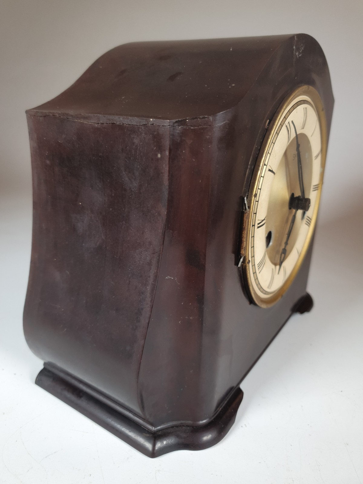Smiths Bim-Bam Chiming Vintage Bakelite Mantel Clock Spares Repair F3AF 573