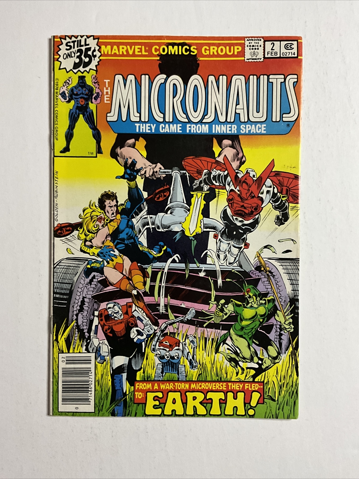 Micronauts #2 (1979) 8.0 VF Marvel Bronze Age Comic Book Newsstand Edition