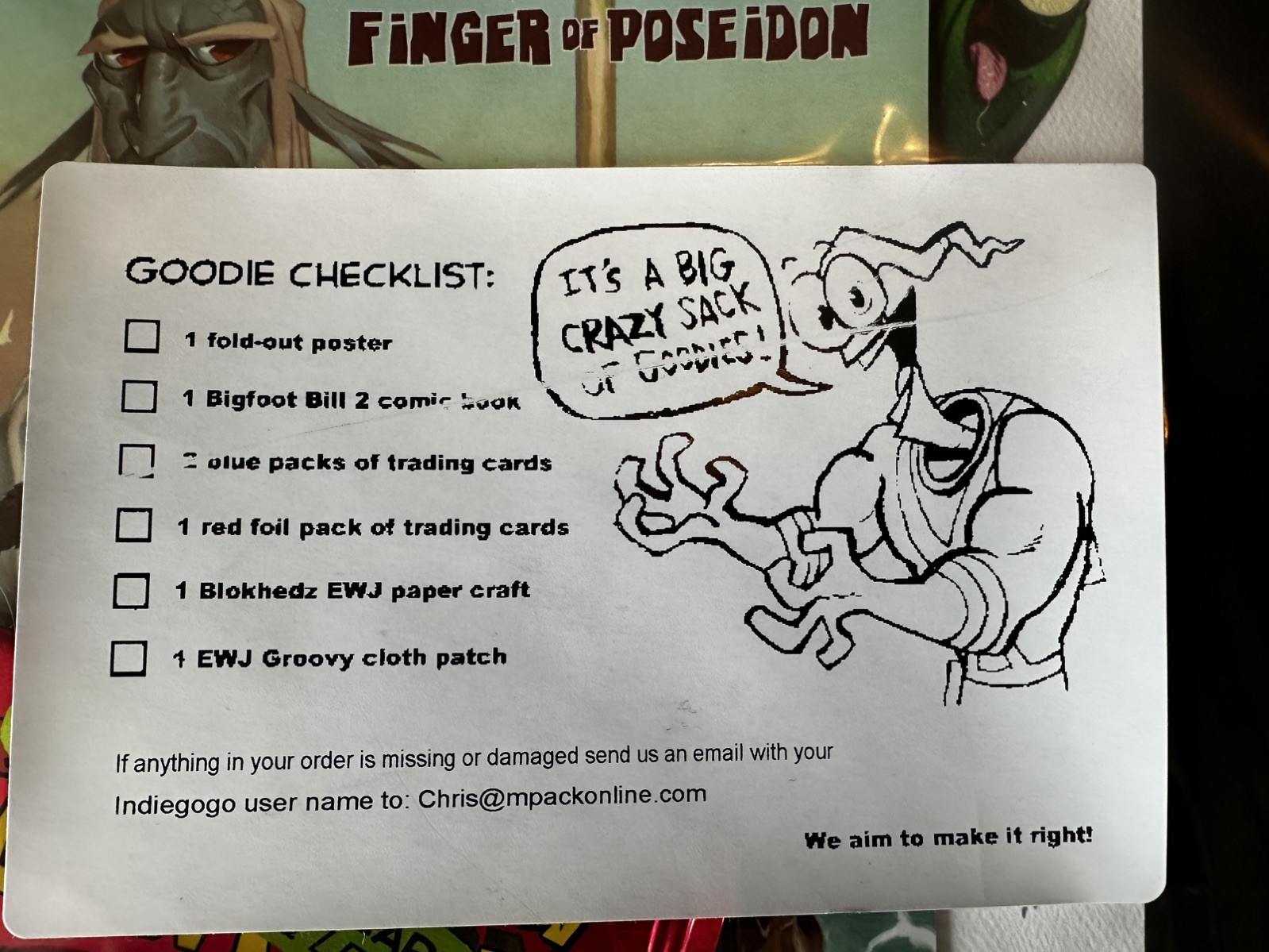 Earthworm Jim: Launch the Cow Kickstarter Bundle – New/Sealed/Bigfoot Bill/Cards