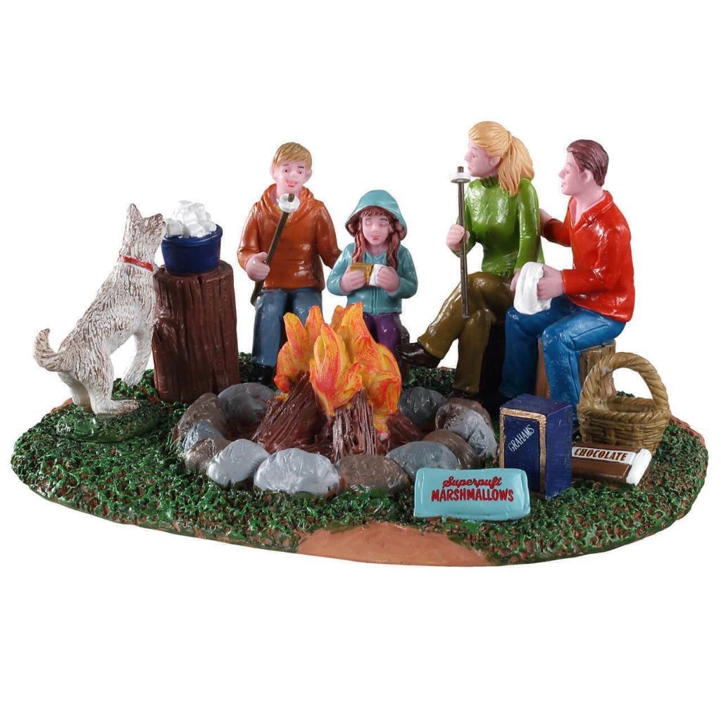 Lemax Christmas 2020 S’MORE FAMILY FUN #03524 NRFB Harvest Crossing Village *