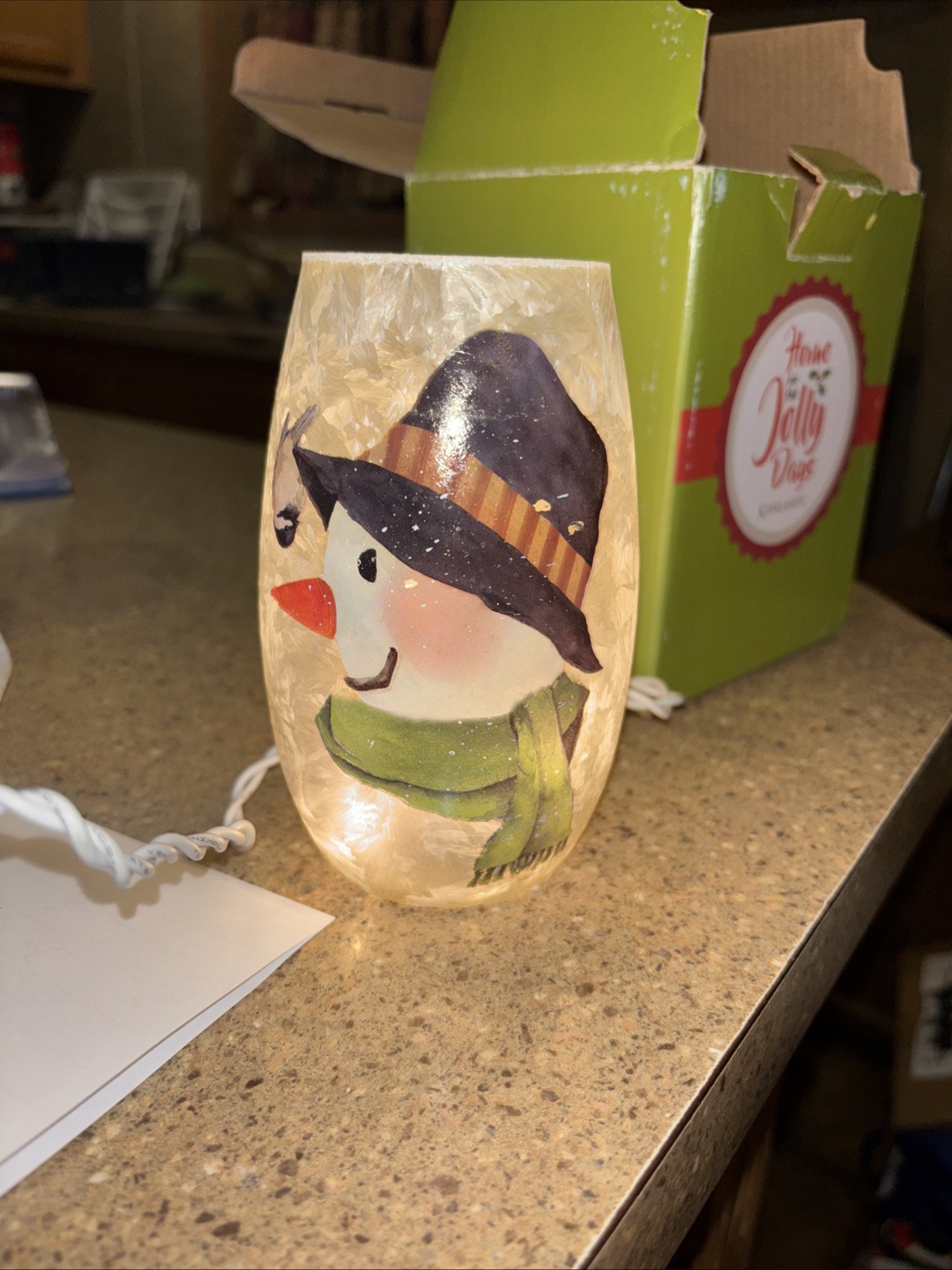 Snowman Home For The Jolly Days