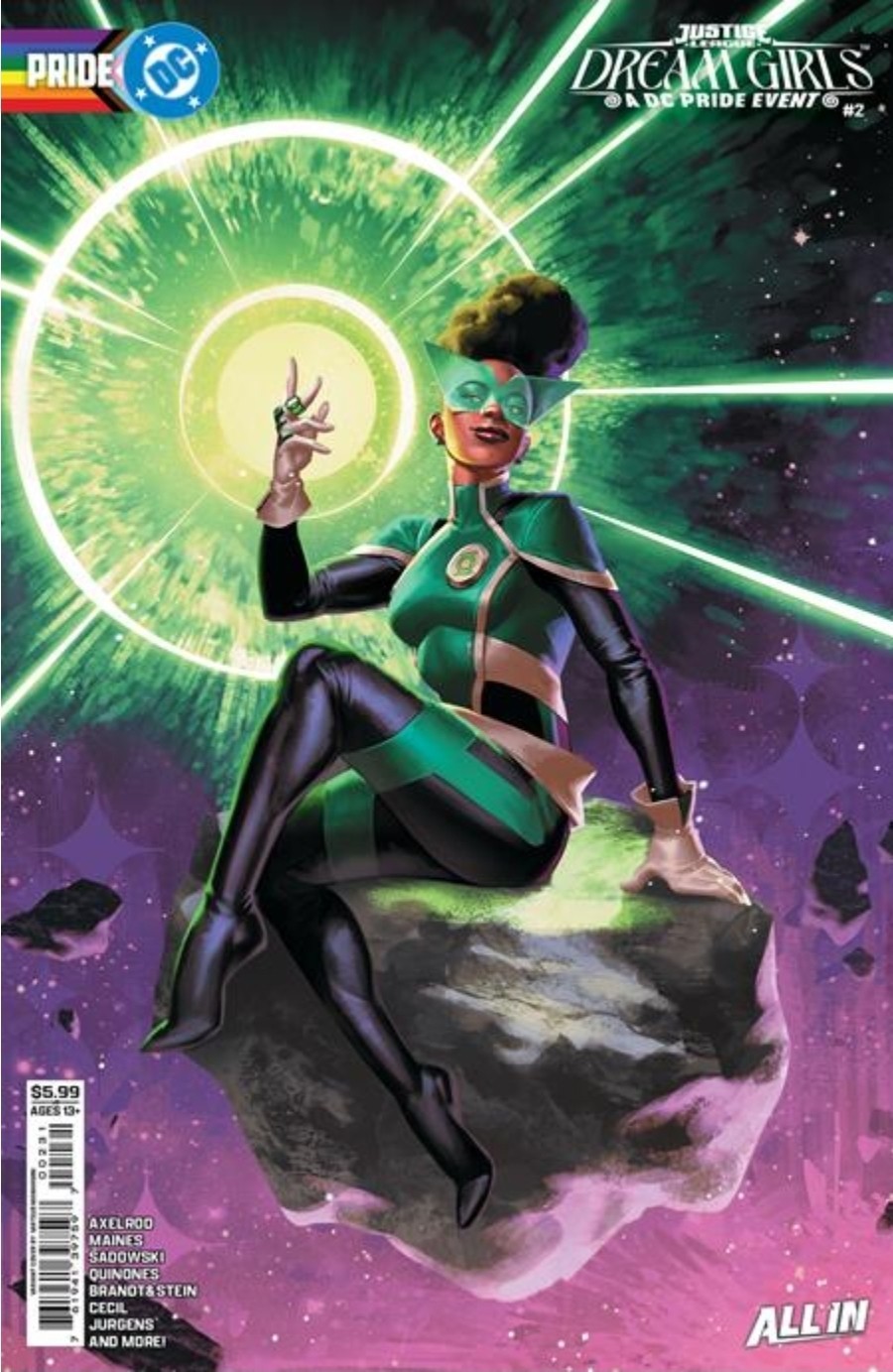 Justice League Dream Girls A DC Pride Event #2 (Of 4) Cover C Pre-Sale 6/10