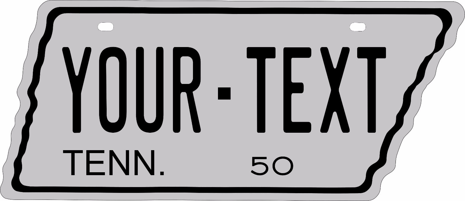 TN REPLICA 1950 Tag Custom Personalize Novelty Vehicle Car Auto License Plate