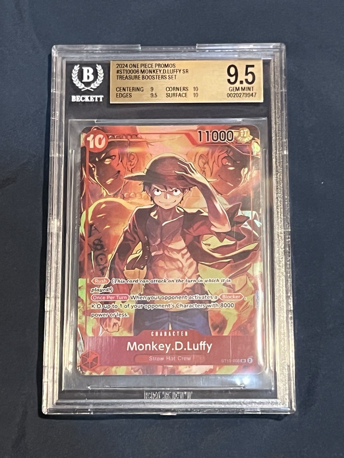 2024 ONE PIECE PROMOS #ST10006 MONKEY.D.LUFFY SR TREASURE BOOSTERS SET