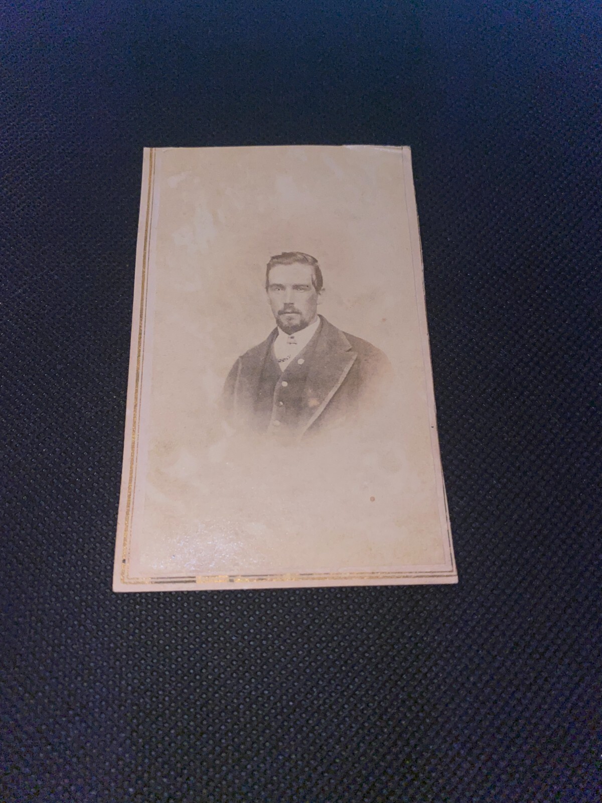 1800’s Photo Of A Civil War Era Man Parker’s CDV Photography