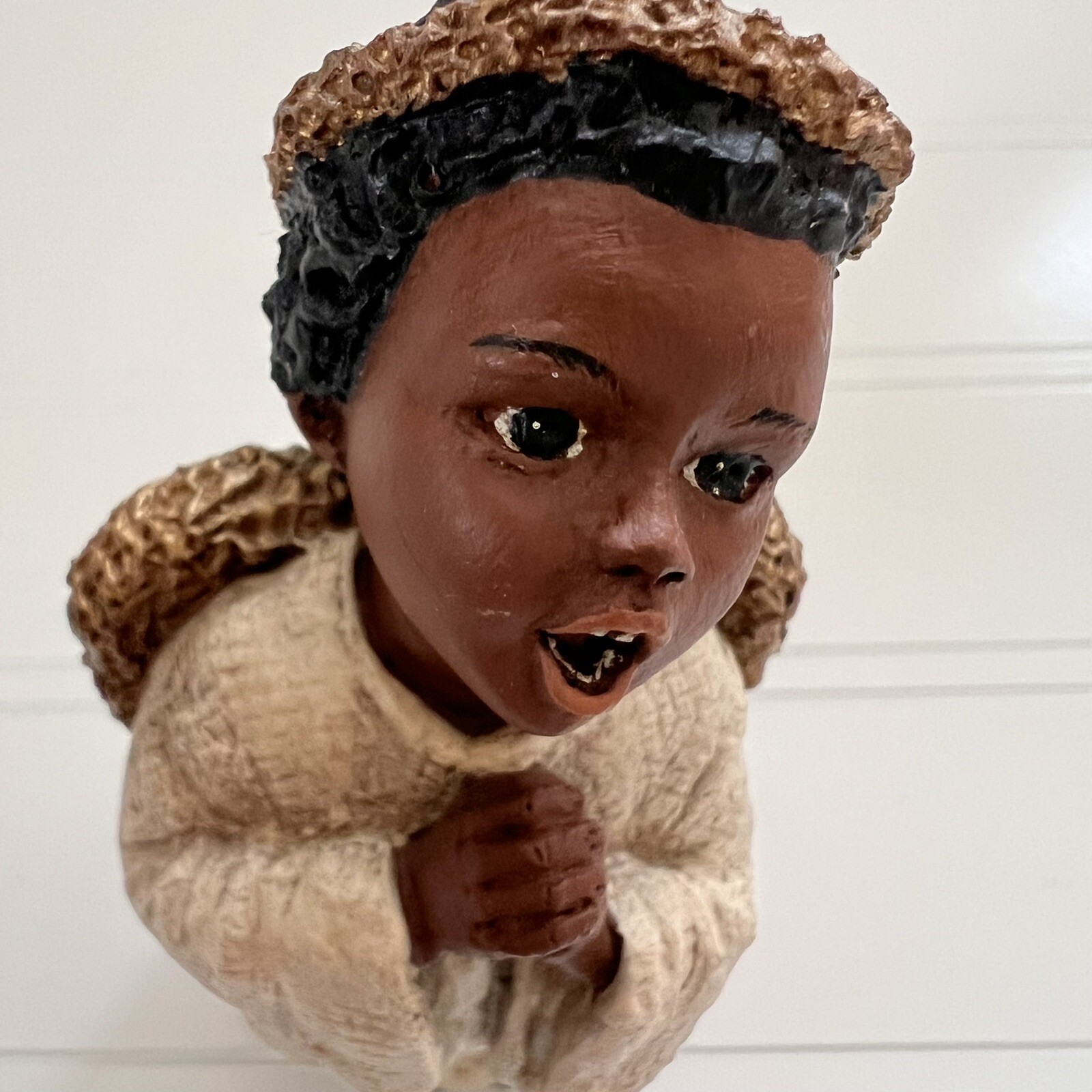 Martha Holcombe “All God’s Children” “Niambi” Figurine #23 Boy Angel 1994 Signed