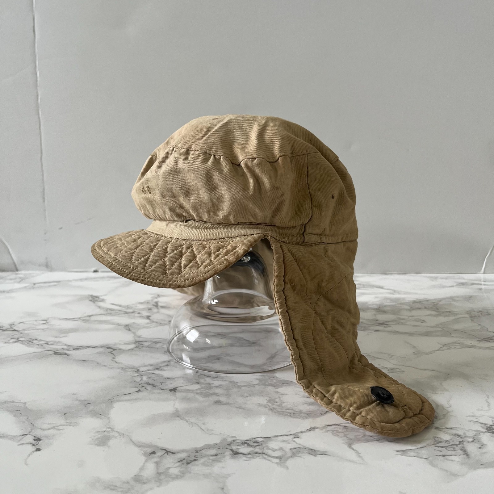 Original Post WW2 Korean War Chinese Army PLA/PVA Type 49 Winter Field Cap Hat