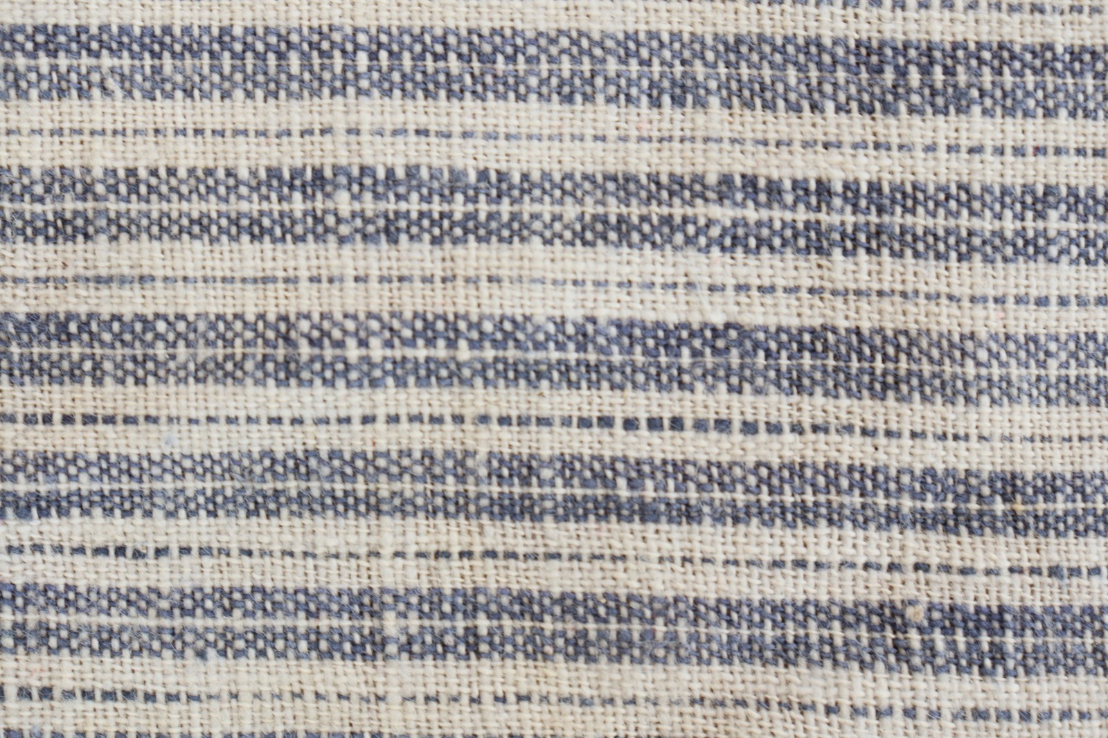 Vintage Textile Homespun Fabric Antique Cotton Weave Tissue about 1950s