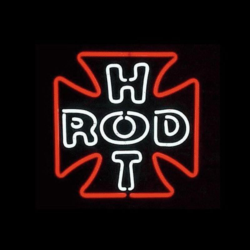 Hot Rod Garage Motorcycle Vehicle Car 20″x16″ Neon Sign Lamp Light Auto Glass