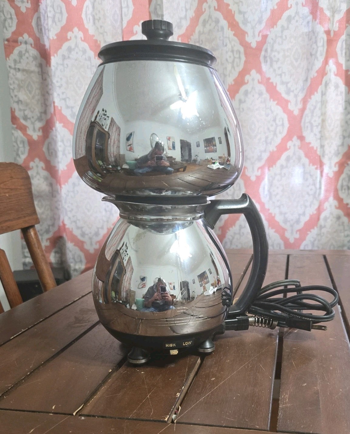 Vintage Sunbeam Double Bubble Coffeemaster Coffee Pot C20B***Tested***