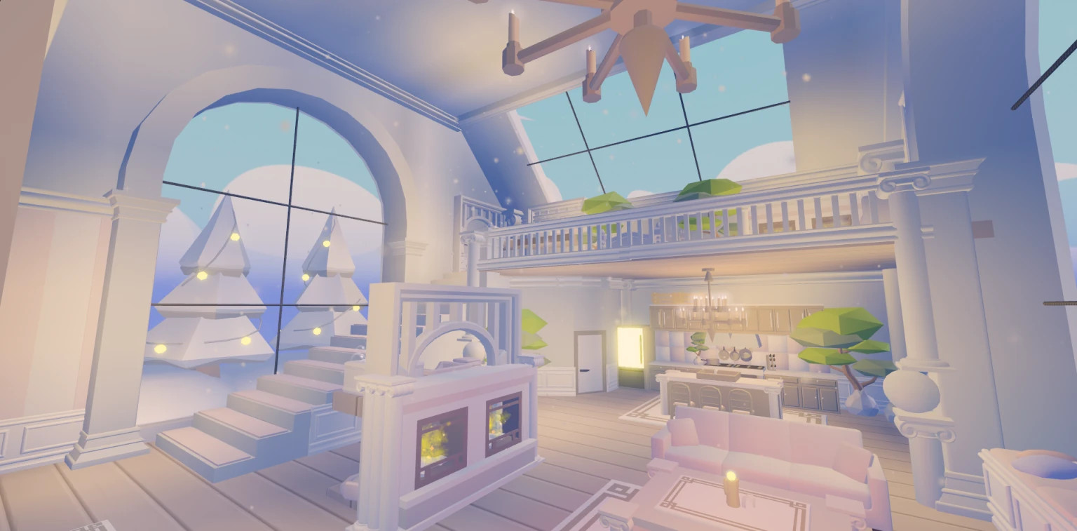 ⭐Adopt A House Glitch Build Aesthetic Grind Realistic Christmas🎄Winter Home