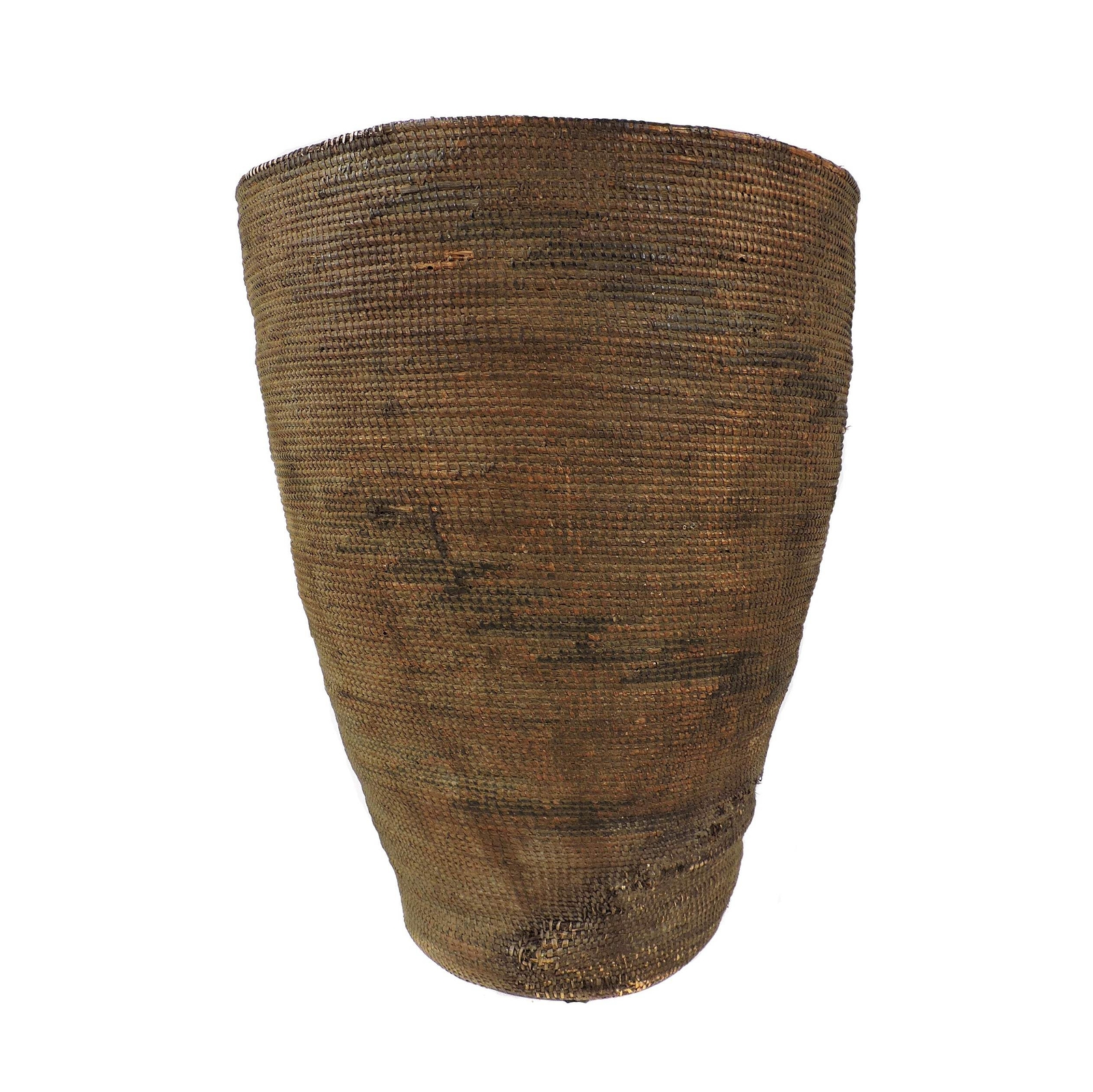 Old Tutsi Tight Weave Basket Large Rwanda Custom Stand