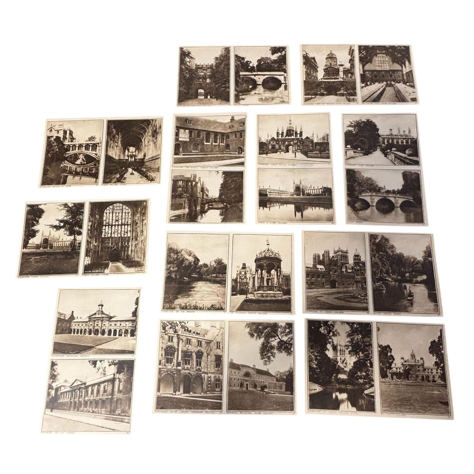 Vintage Photochrom Cambridge University King’s College Postcards Unused England