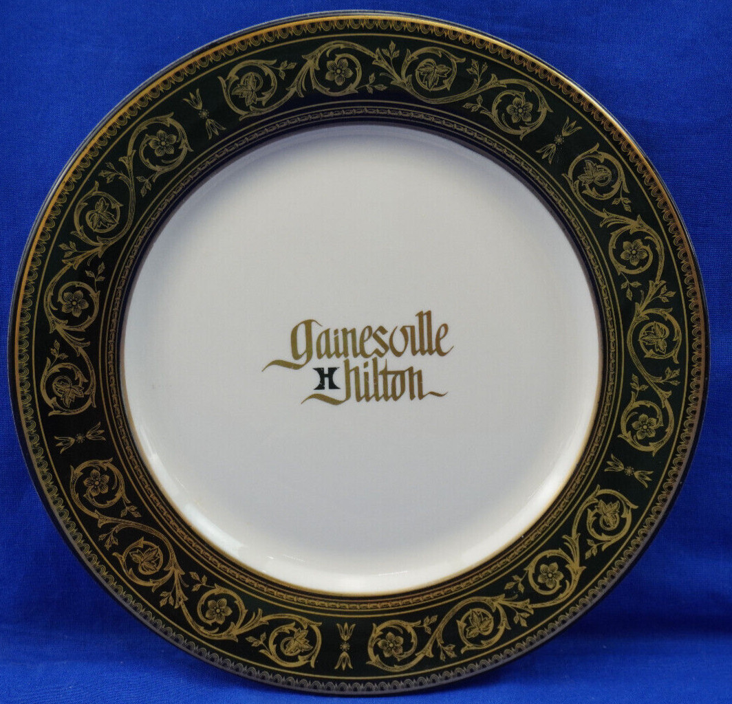 Shenango GAINSVILLE HILTON Hotel Dinner Plate, 10 3/8″ (B72)