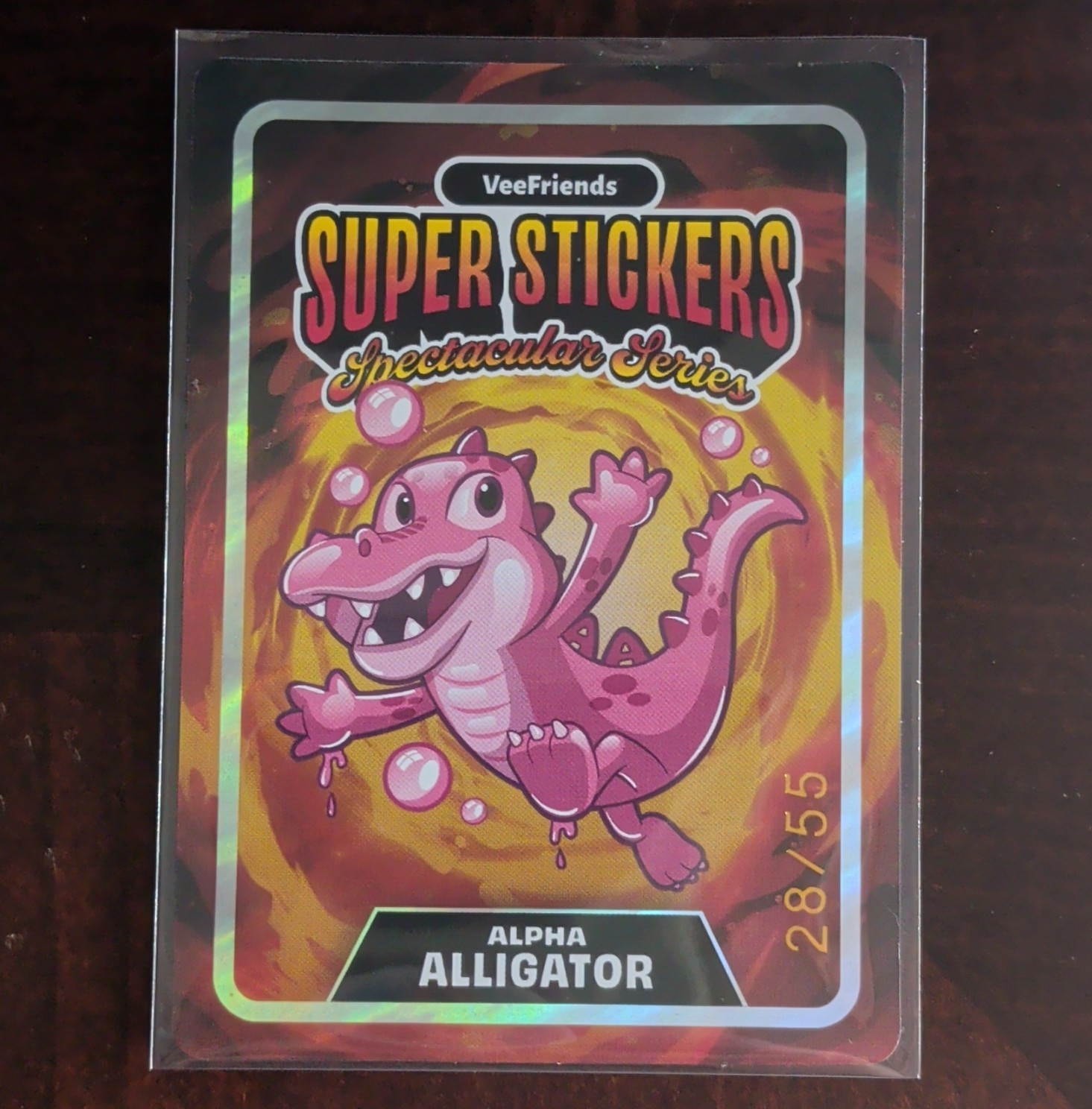 VeeFriends Super Stickers Spectacular Series Alpha Alligator Sticker 28/55 2026