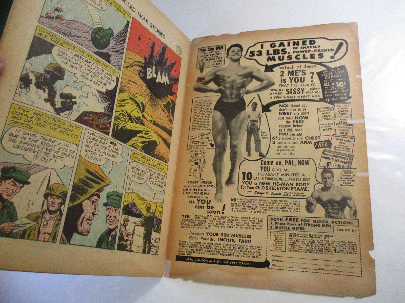 Star Spangled War #35, Zero Hour, Duel In The Deep, VG+, 4.5 (C), OWW Pages