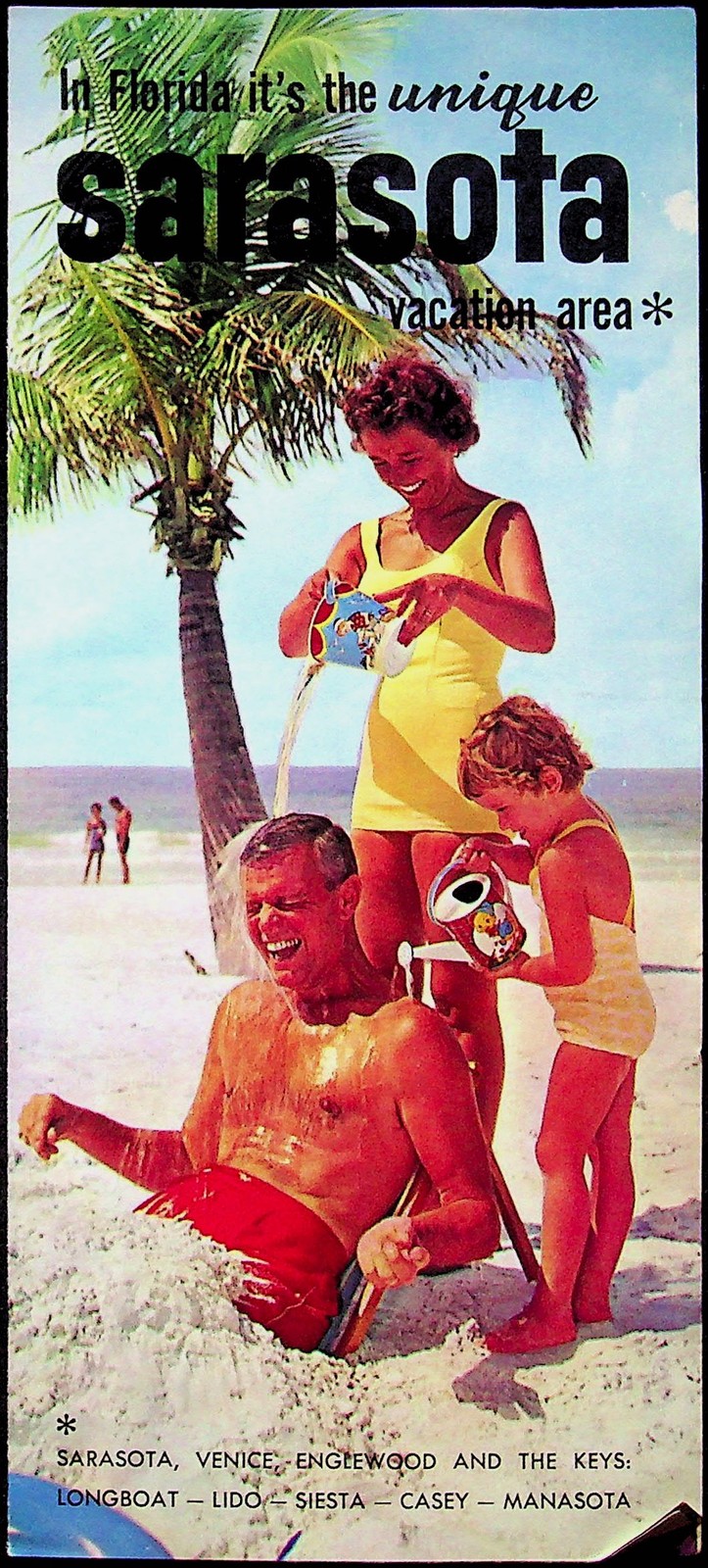 Vintage Sarasota Travel Brochure Florida Beaches Attractions Chamber 1960s