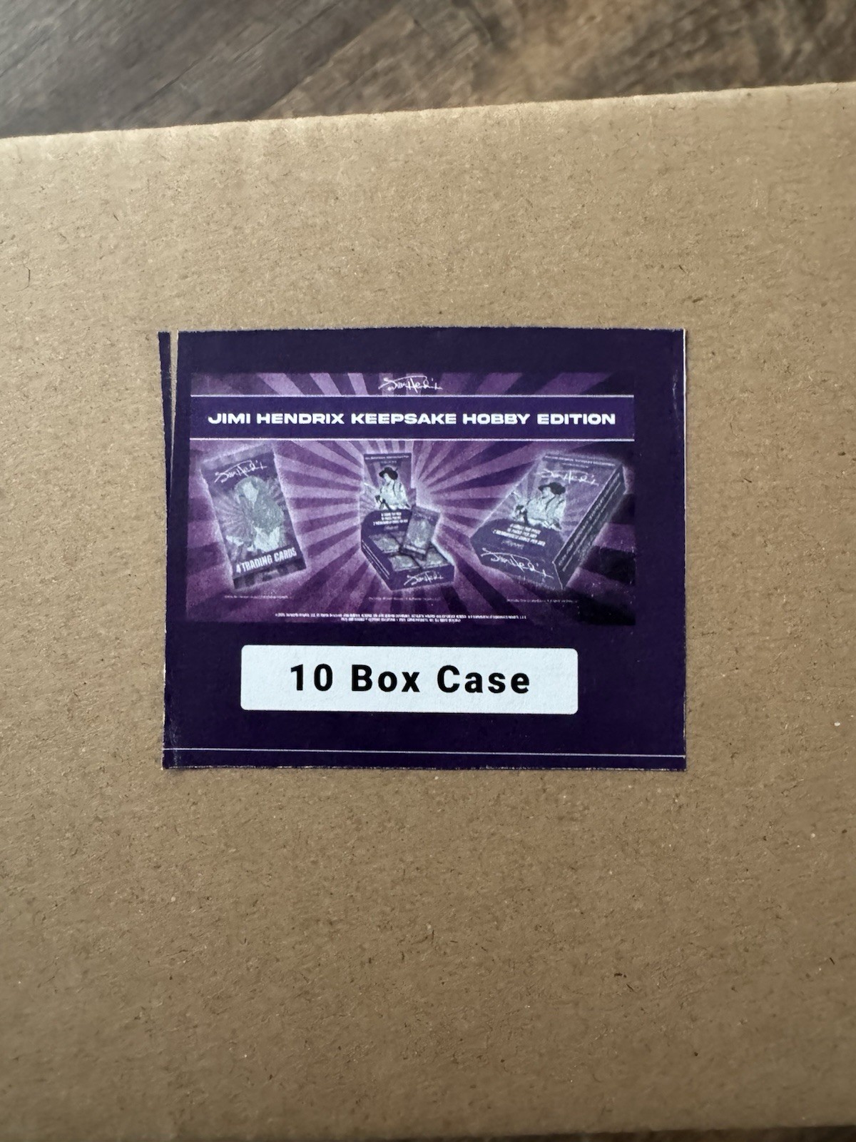 Keepsake Jimi Hendrix Premiere Edition Case (10 Hobby Boxes) Factory Sealed