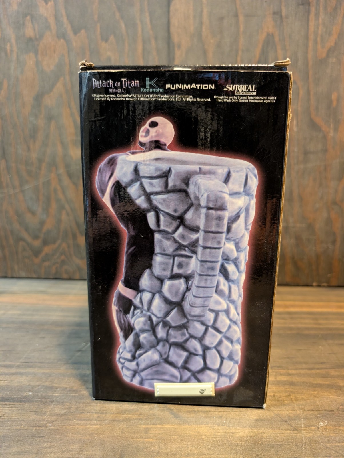 attack on titan titan ceramic stein