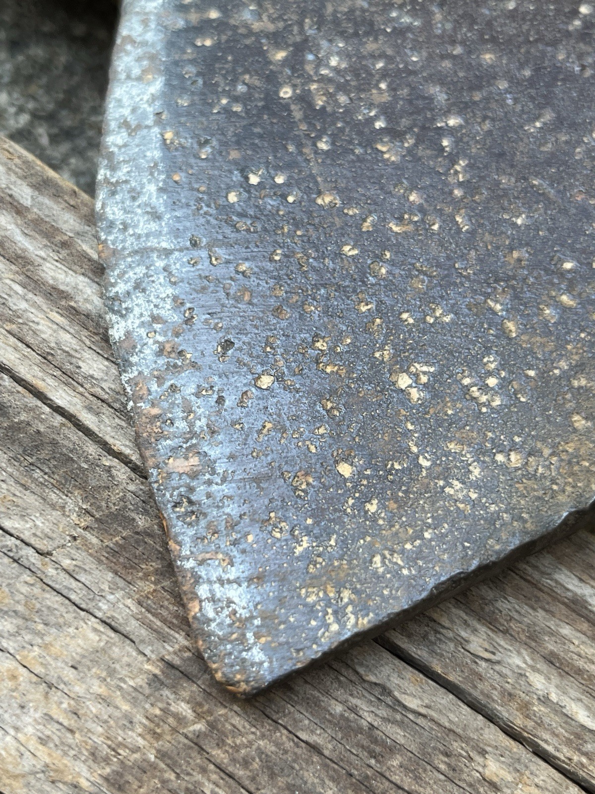 Vintage Axe Head 3 1/2 Pounds Recessed Stamp Mushroomed Poll