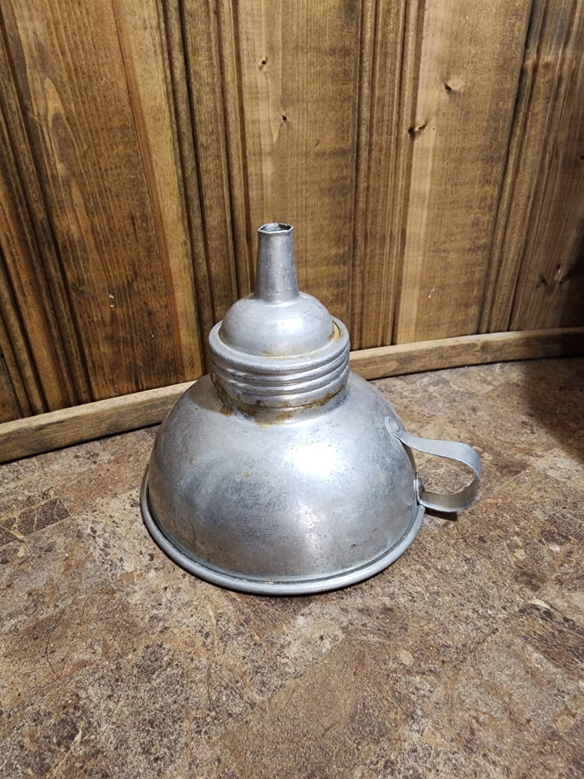 Vtg Aluminum Canning Funnel Wet Dry Some Dents See Photos