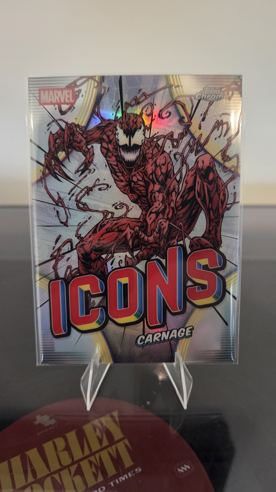2026 Topps Chrome Marvel Comics ICONS Refractor #MI-02 Carnage