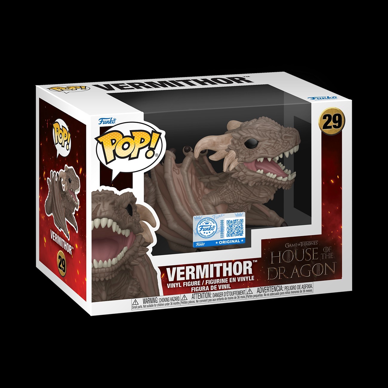 Funko Pop! House of the Dragon 29 Vermithor Exclusive 94186