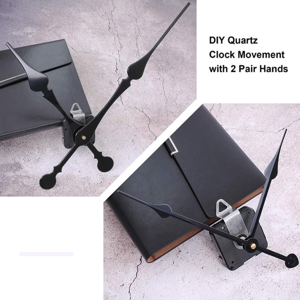 High Torque Clock Movement Mechanism with 11 Inch Long Spade Hands