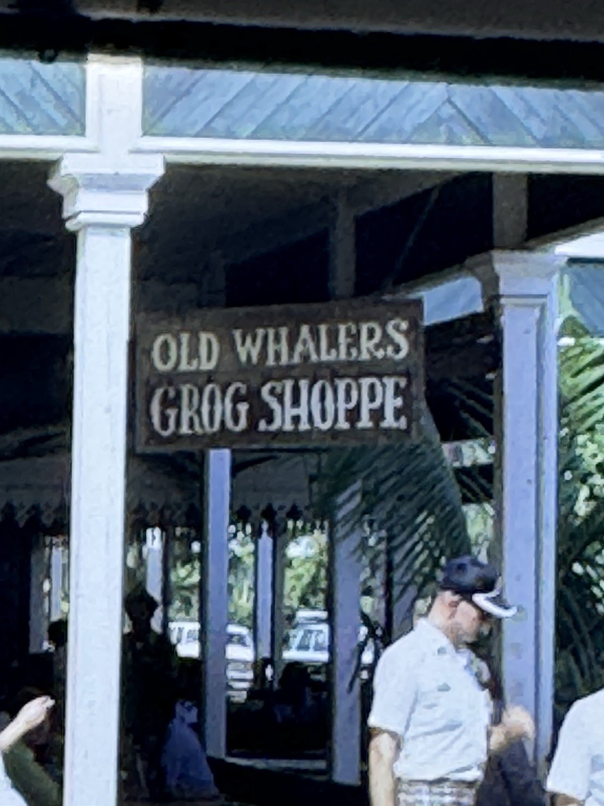 1967 Lahaina Maui Kodachrome Slide Old Whalers Grog Shoppe Pioneer Inn Aug