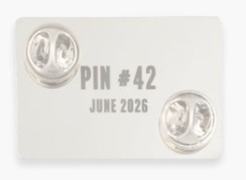 Baseballism Pin of the Month June 2026 #42 Baseball Nation *PRESALE* SHIPS SOON