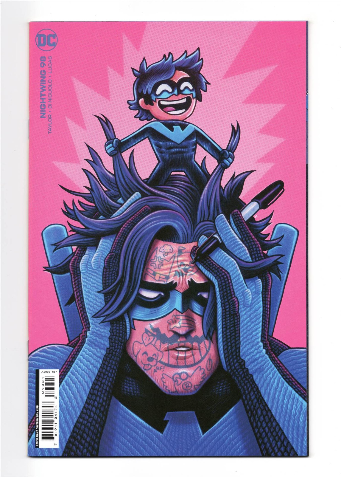 Nightwing #98 NM+ Dan Hipp Variant 2023 Cover C 1:25 Incentive 1st Night-Mite