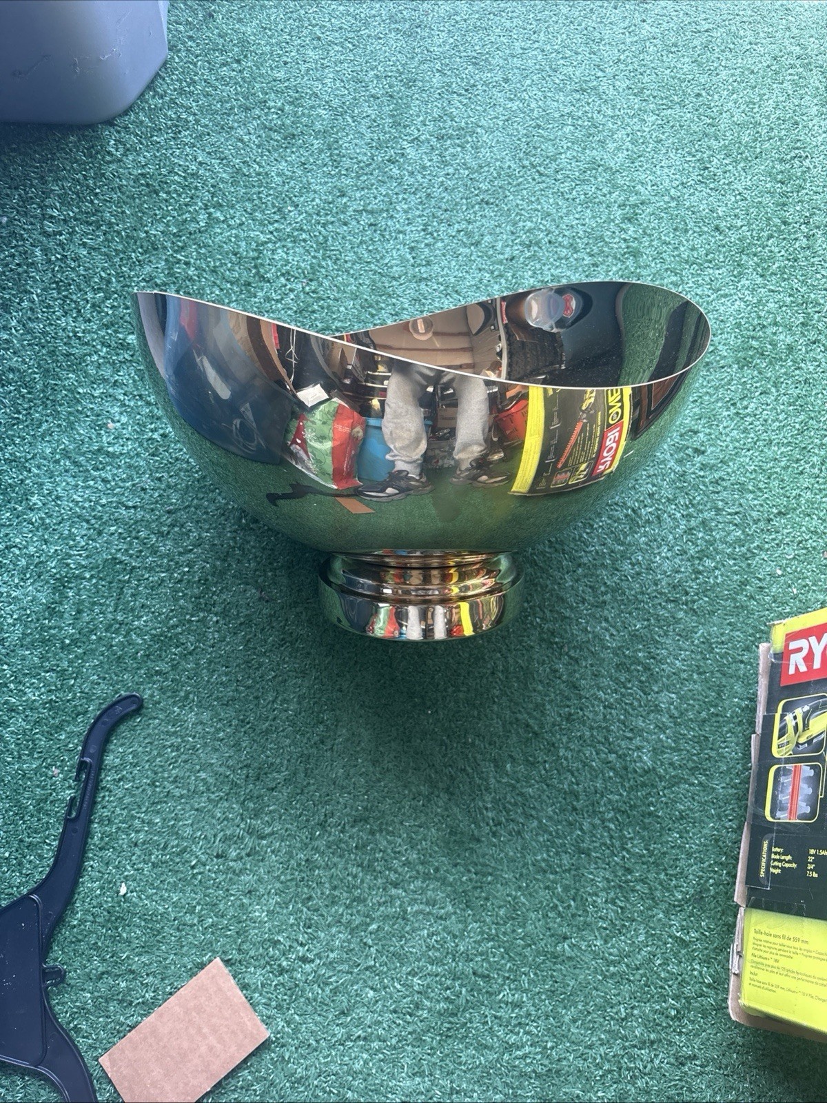 Gold, Large Champagne Bowl Stainless Steel