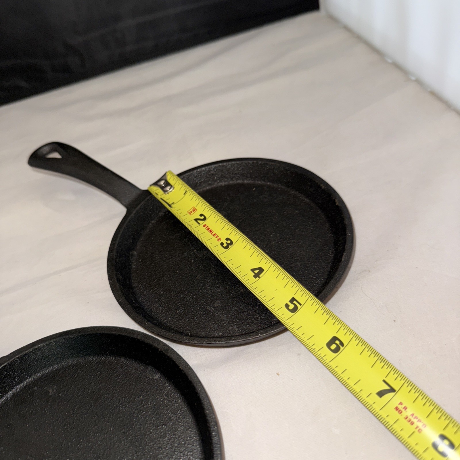 2 Small 5″ Inch Cast Iron Skillets / Frying Pans