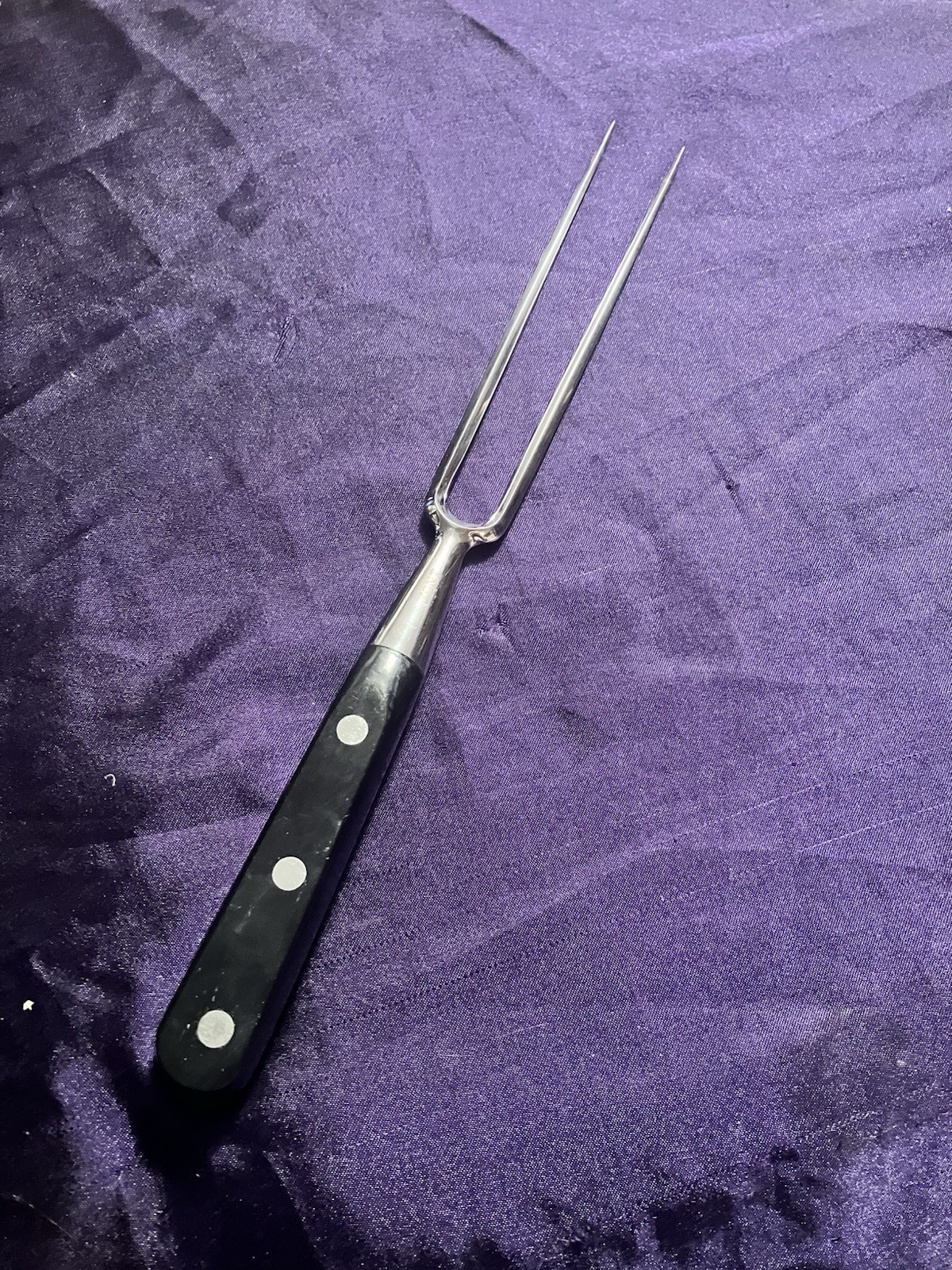 Henckels INOX Stainless Carving Fork GERMANY – 5.5″ Tines