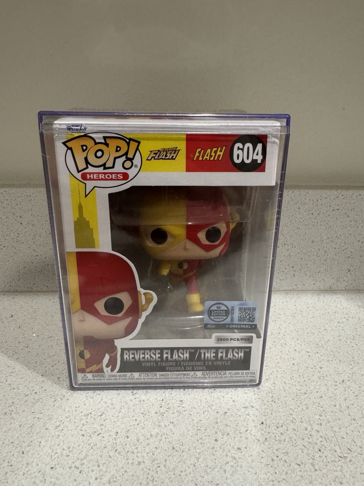 Funko Pop! Reverse Flash / The Flash Split #604 3500 PCs Gemini LE w/ Protector