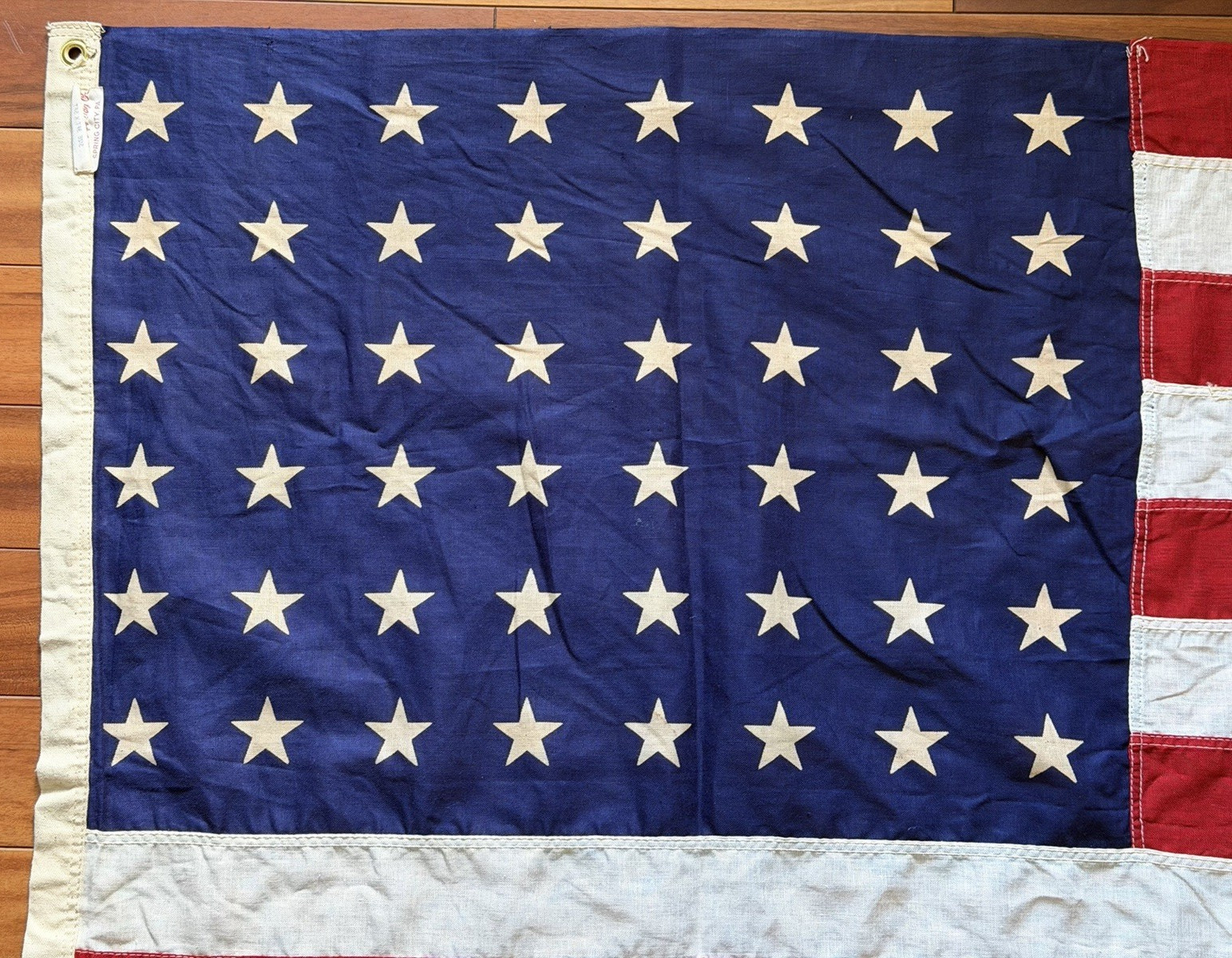 Vintage Valley Forge Flag Co. 48 Star United States Flag Pioneer Grade 3′ x 5′