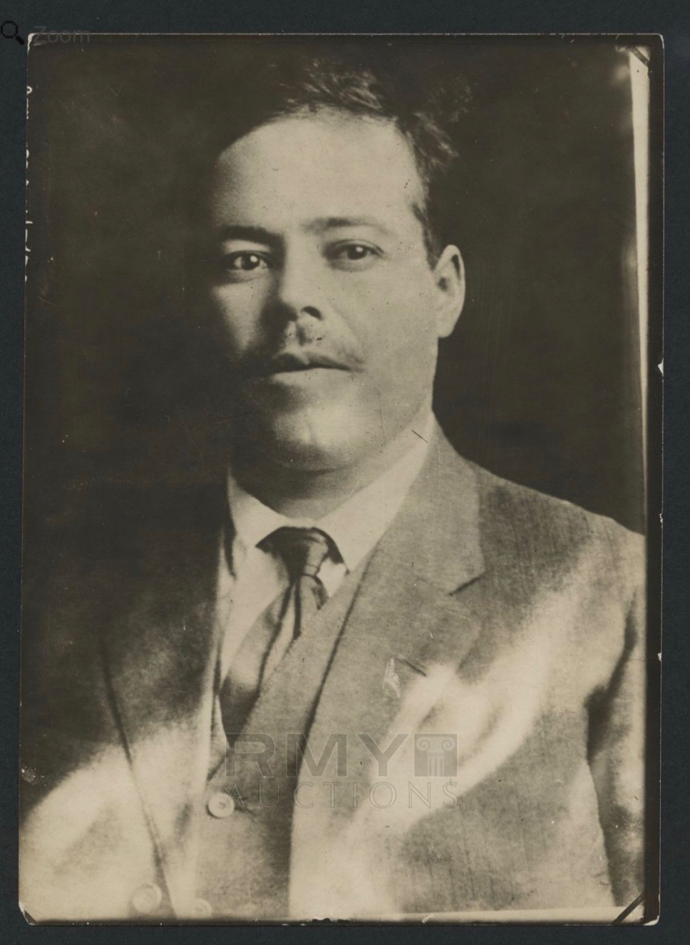 1912 Pancho Villa, “Famed Mexican Bandit” Early Vintage Portrait Photo