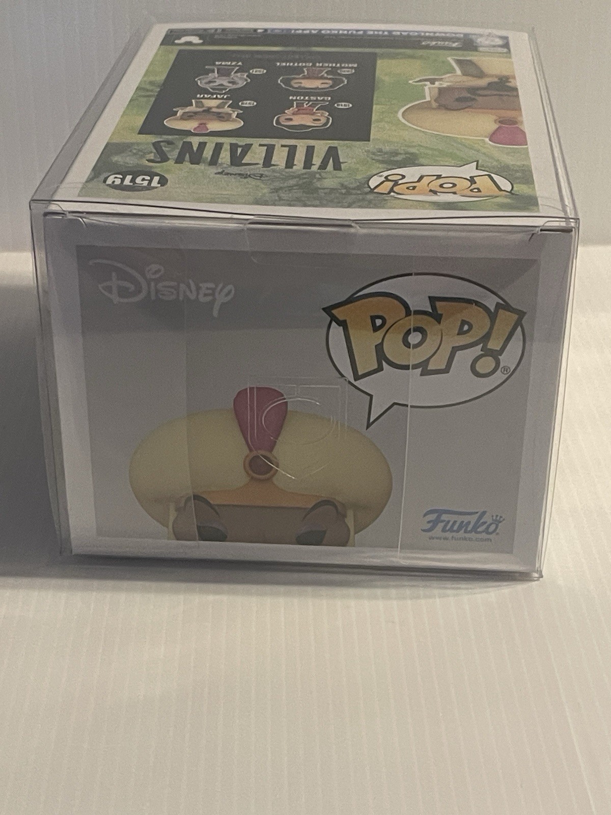 Funko Pop #1519 Jafar Signed By Jonathan Freeman Disney Aladdin OCCM COA