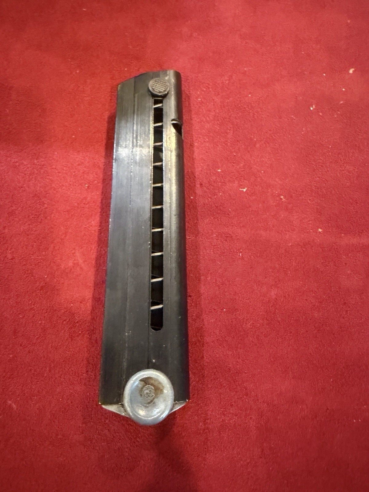 German Luger 9 mm P-08 WWII Pistol Magazine Serial Numbered