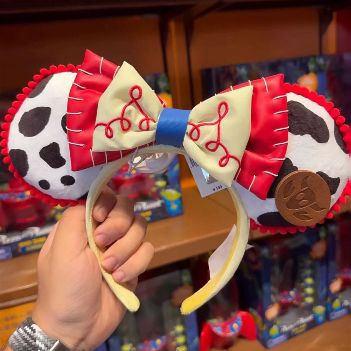 Disney authentic 2024 Toy story jessie Minnie mouse ear headband disneyland
