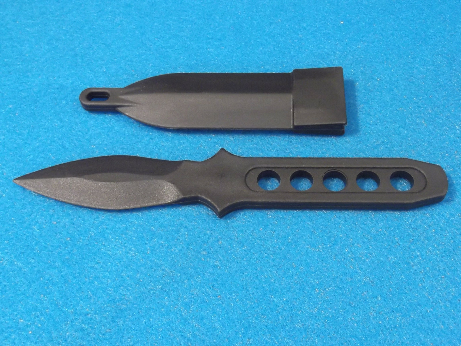 CIA Sticker Neck Knife M4257 non-metal polycarbonate double edge dagger 7″ NEW!